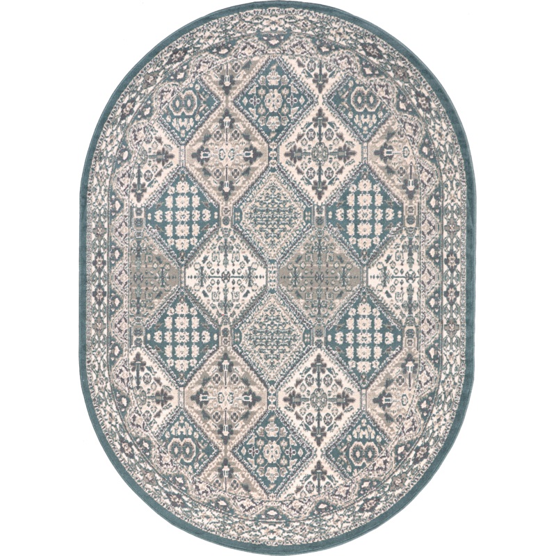 Melange Tiles Rug | Blue
