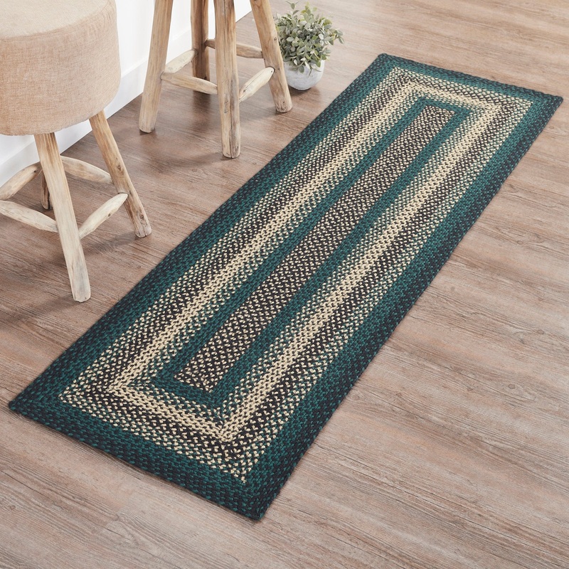 Pine Grove Jute Rug/Runner Rect w/ Pad 24×78