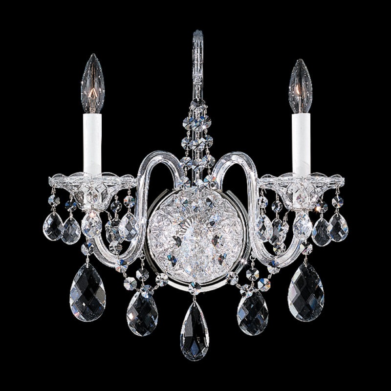 Schonbek 2991 Sterling 2-lt 17″ Tall Wall Sconce