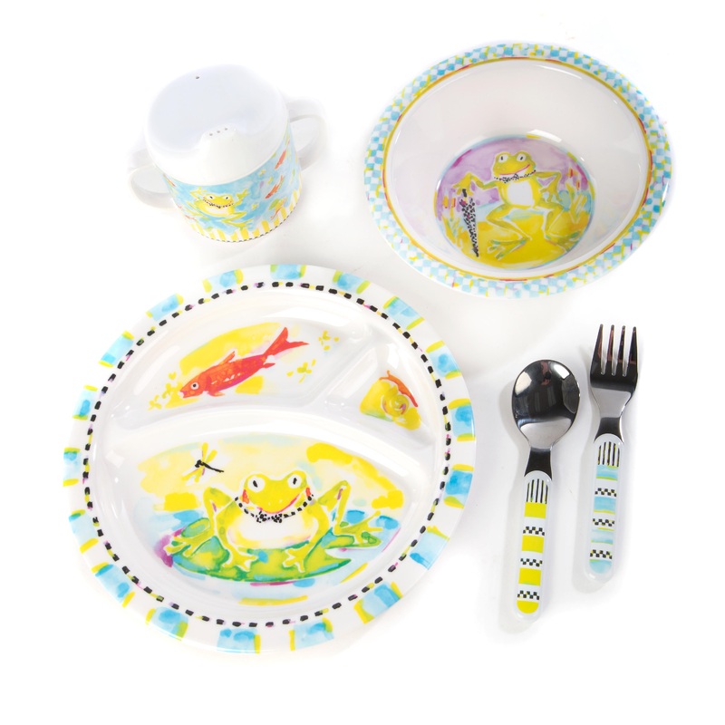 Toddler.s Dinnerware Set – Frog
