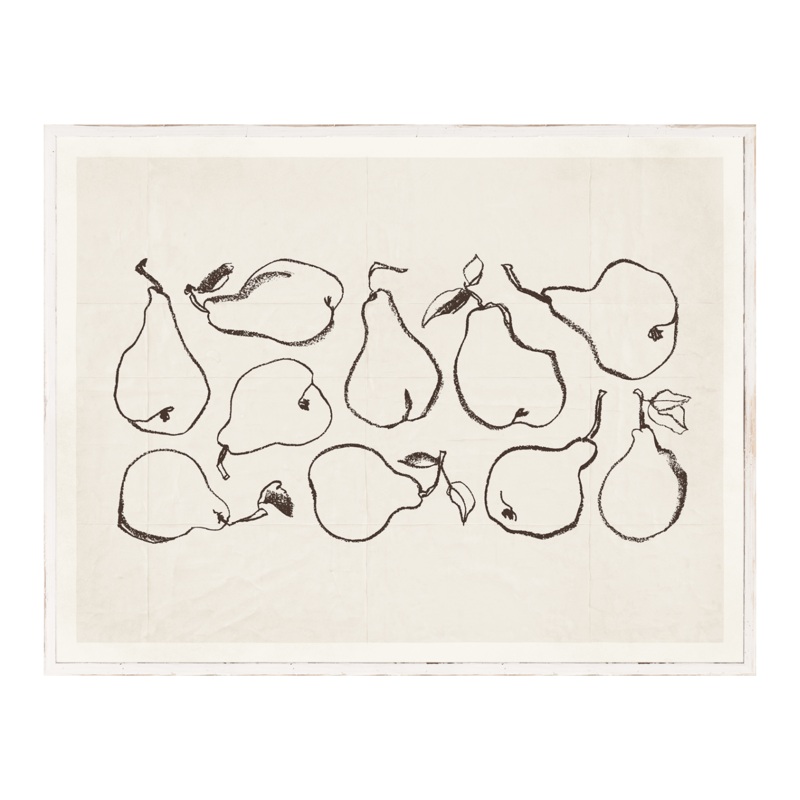 “Dancing Pears” Framed Art Print