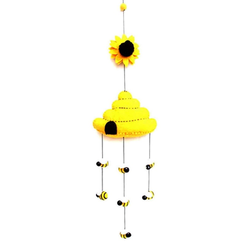 Felt Beehive Mobile – Global Groove