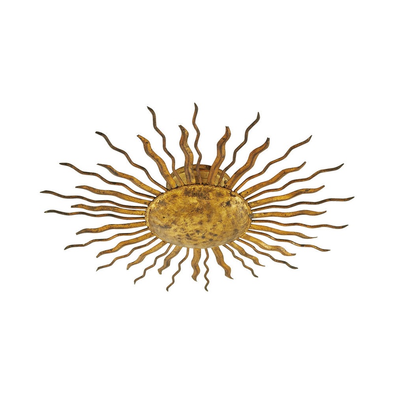 R Flush Mount Ceiling Light