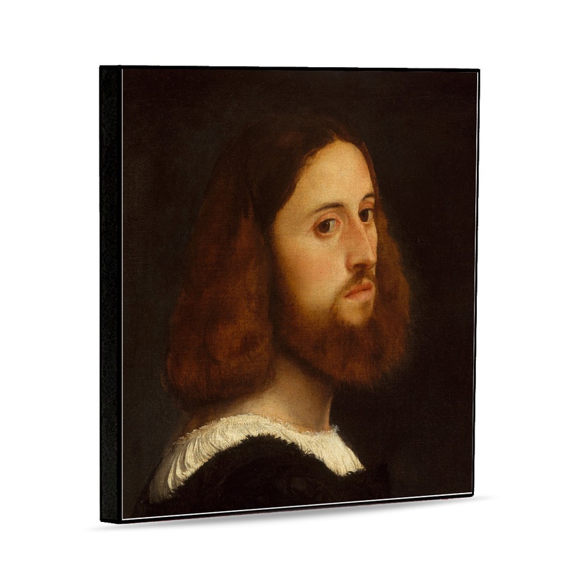 SUBLIMART: Affresco Panel Tile – Opera “Portrait of a Man” by Tiziano