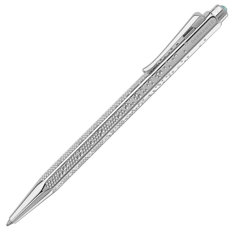 Caran dAche Germanier Ecridor Ballpoint Pen with Leather Case