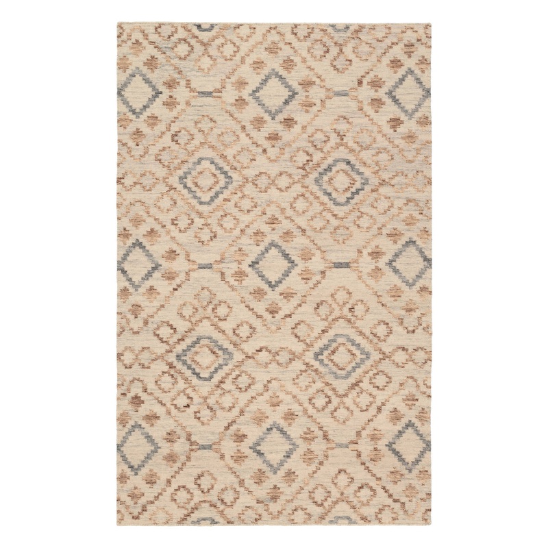 Jelly Roll Handwoven Wool Rug | Sky