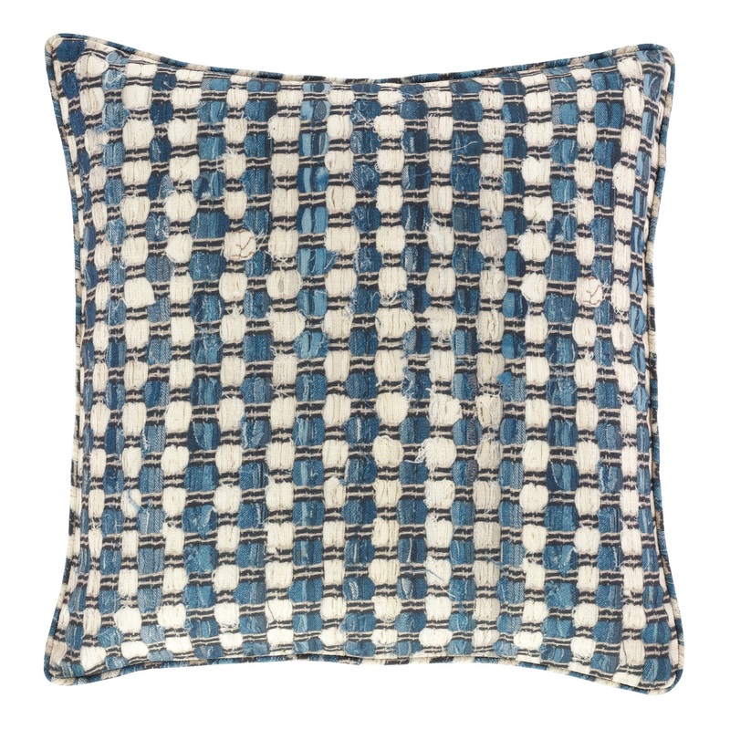 Lennon Indoor/Outdoor Decorative Pillow Cover | Blue