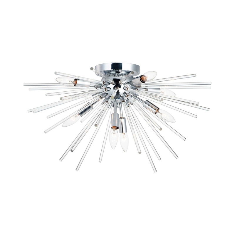 Polaris Semi Flush Mount Ceiling Light