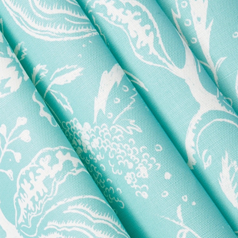 Turquoise Chelsea Square Fabric