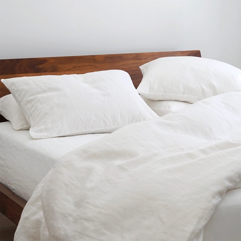 Antique Cotton/Linen Fitted Sheet