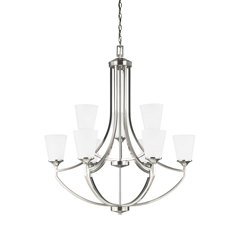 Generation 3124509EN3 Hanford 9-lt 33″ LED Chandelier