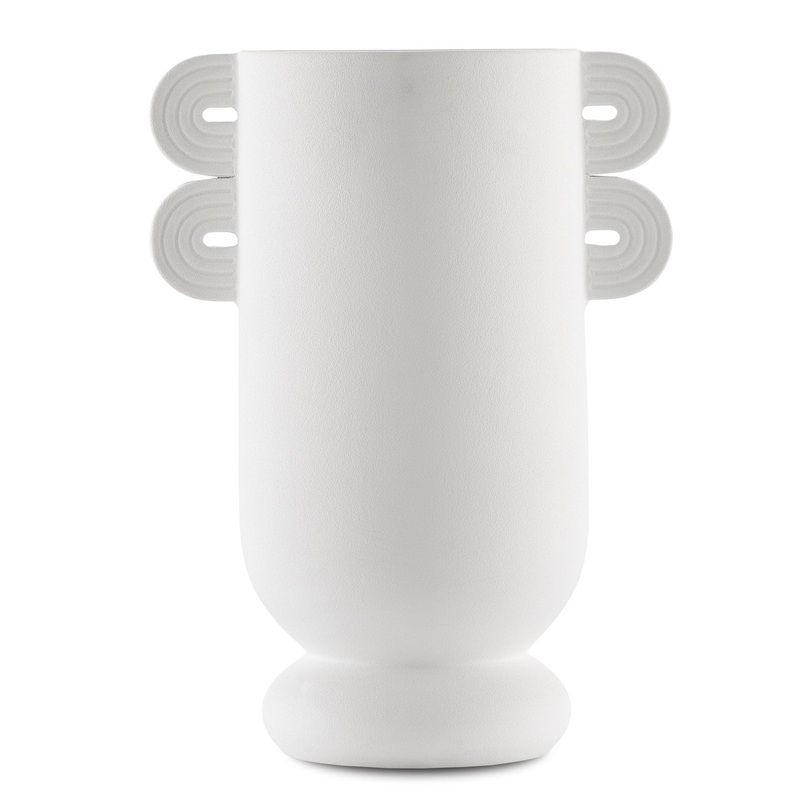 Happy 40 Straight White Vase