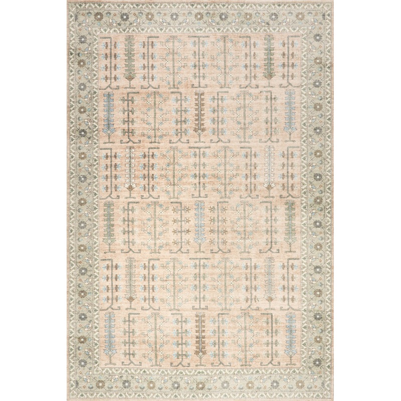 Mythic Wool and Cotton Rug | Peach