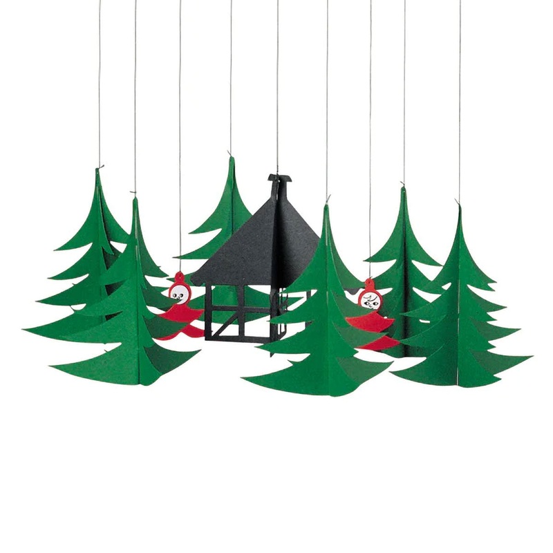 Pixies in the Christmas Forest Mobile