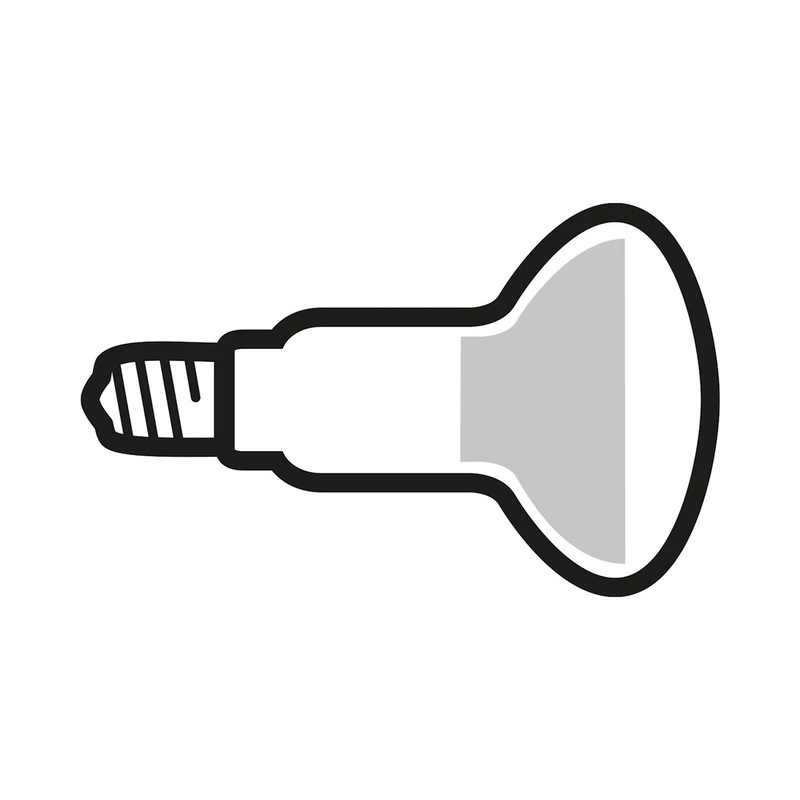 E12 Candelabra Base R50 4W 120V 3000K 80CRI 300lm LED Bulb