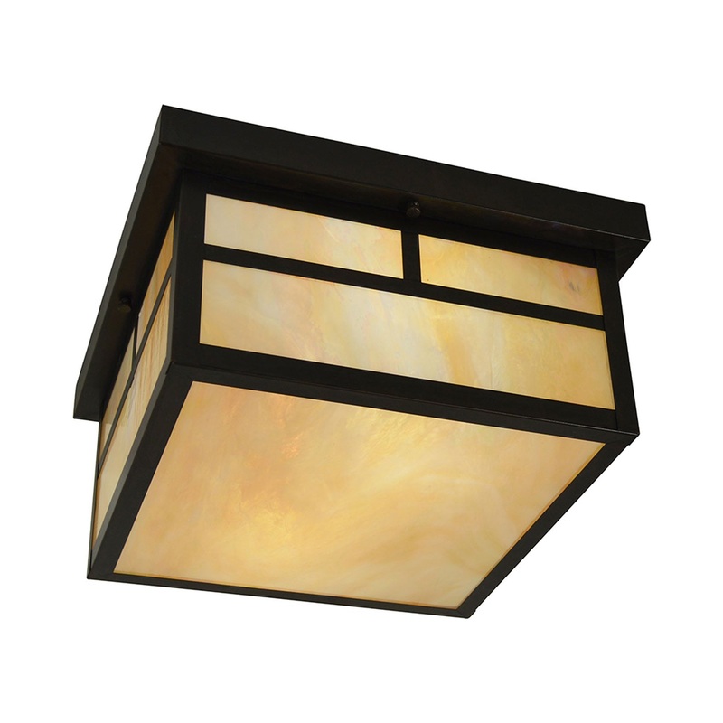 Mission Flush Mount Ceiling Light