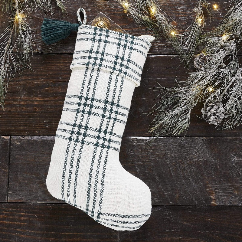 Pine Grove Plaid Stocking 12×20