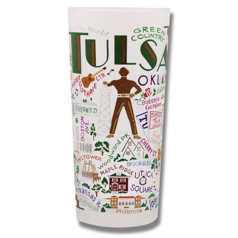 Tulsa Drinking Glass