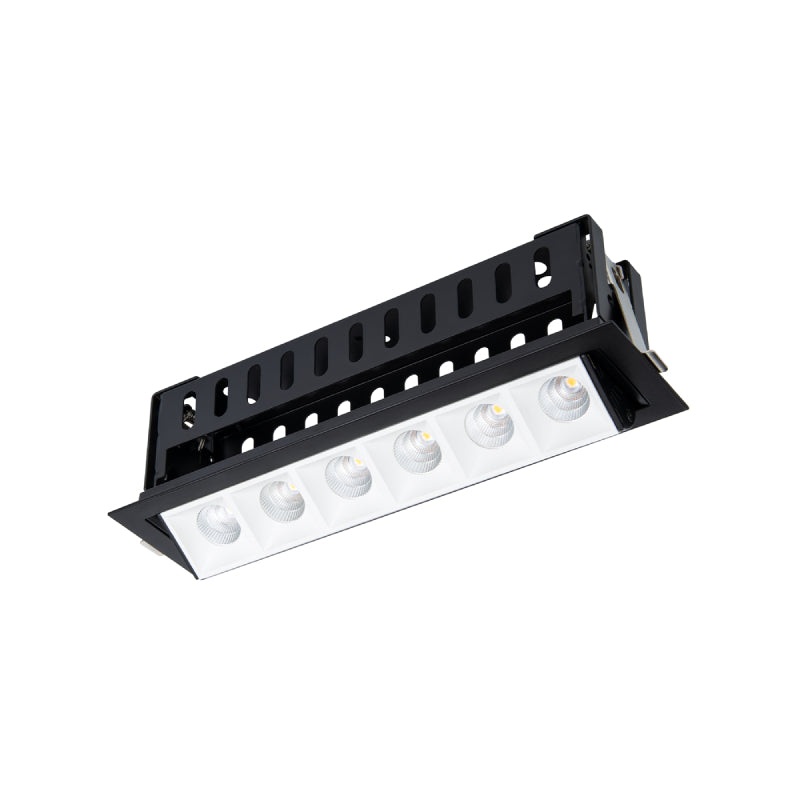 WAC R1GAT06-F Multi Stealth 6 Cell Adjustable Trim, 45 Beam