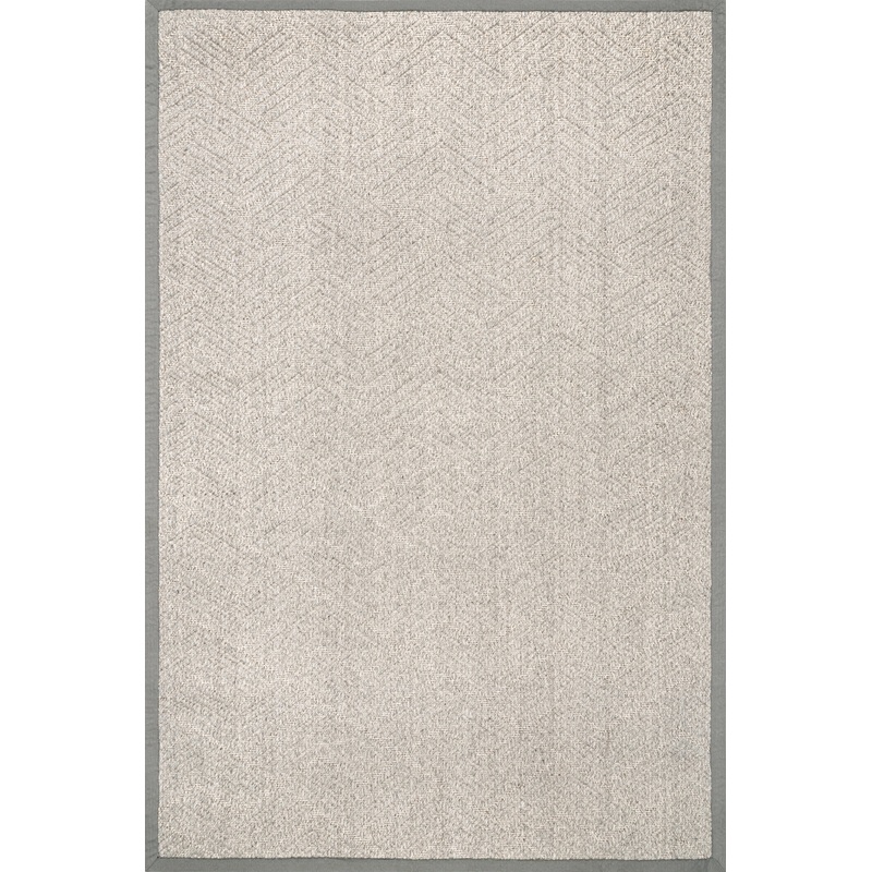 Aisha Monochrome Texture Rug | Grey