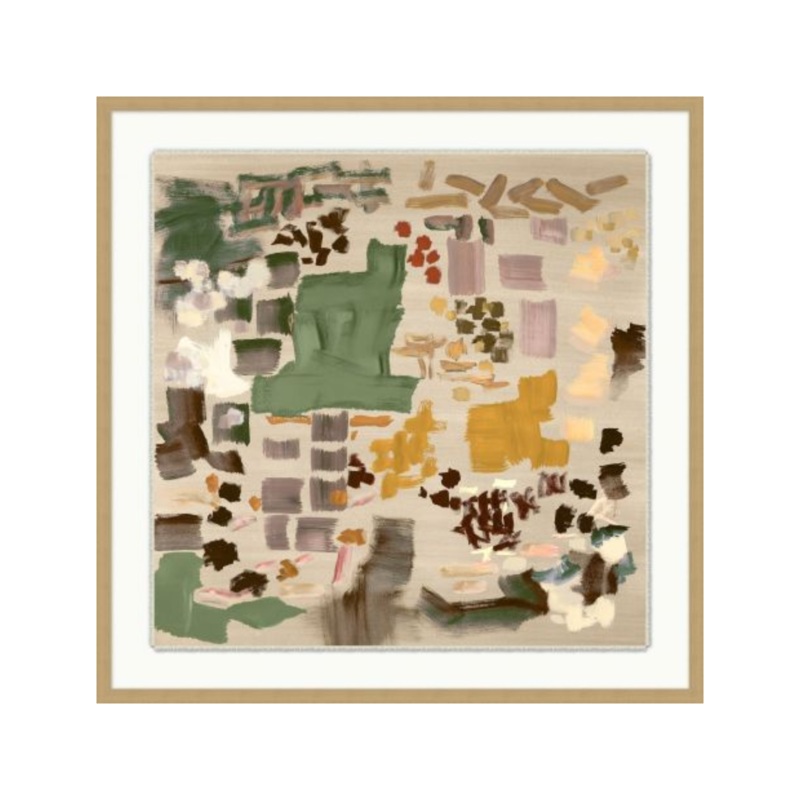 “Earth Pieces I” Framed Art Print