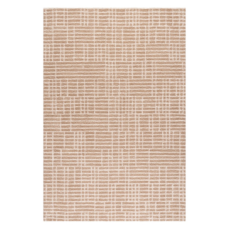 Gio Crosshatch Wool Rug | Beige