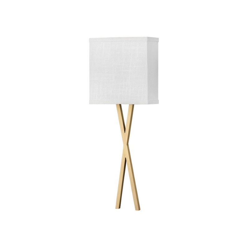 Hinkley 41102 Axis Off White 1-lt 22″ Tall LED Wall Sconce