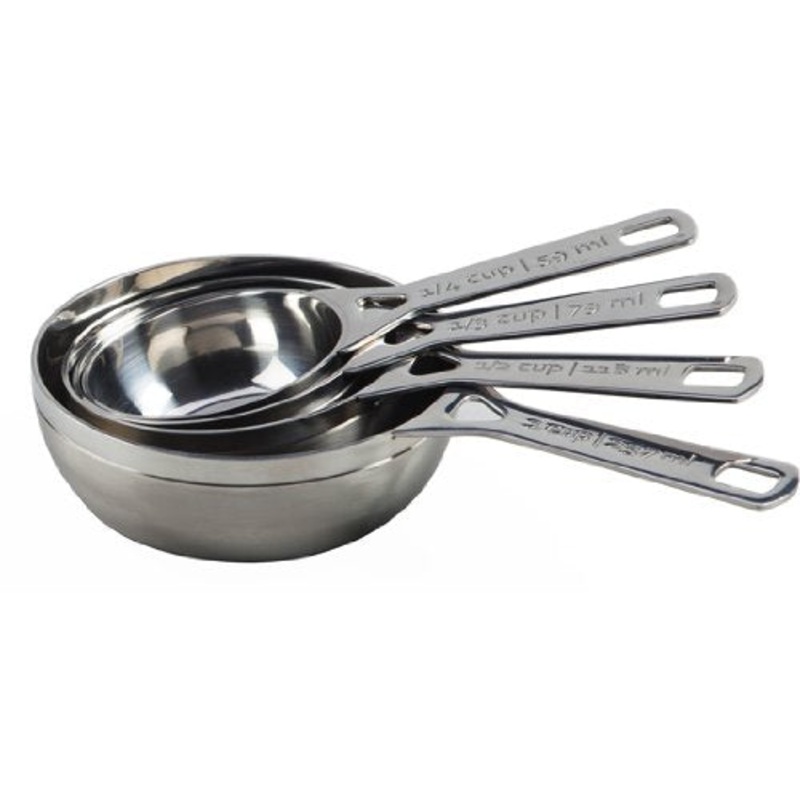 Le Creuset Stainless Steel Measuring Cups – Set of 4
