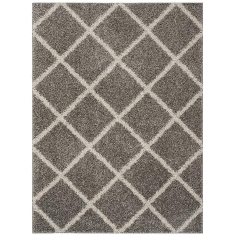 New York Shag SG169C GREY / IVORY