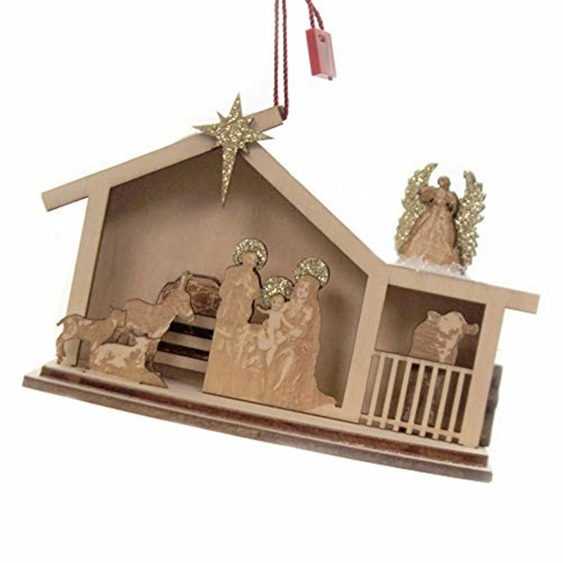 Old World Christmas Ginger Nativity Ornament (#80020)