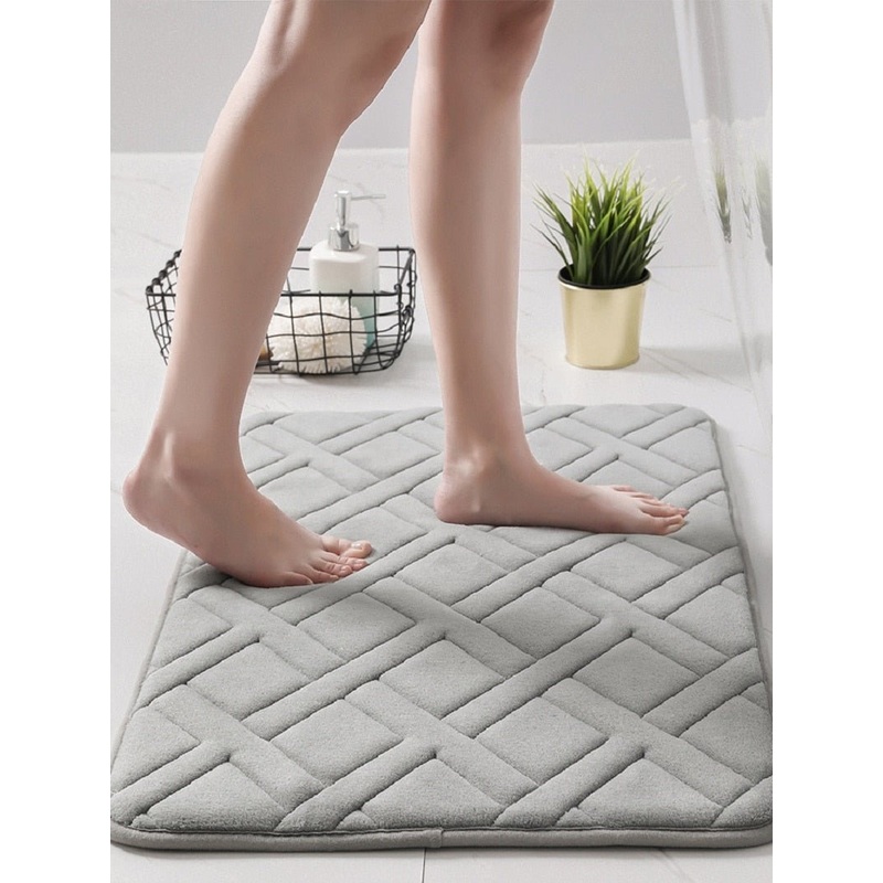 Soft Step Premium Memory Foam Bath Rug – Quick Dry