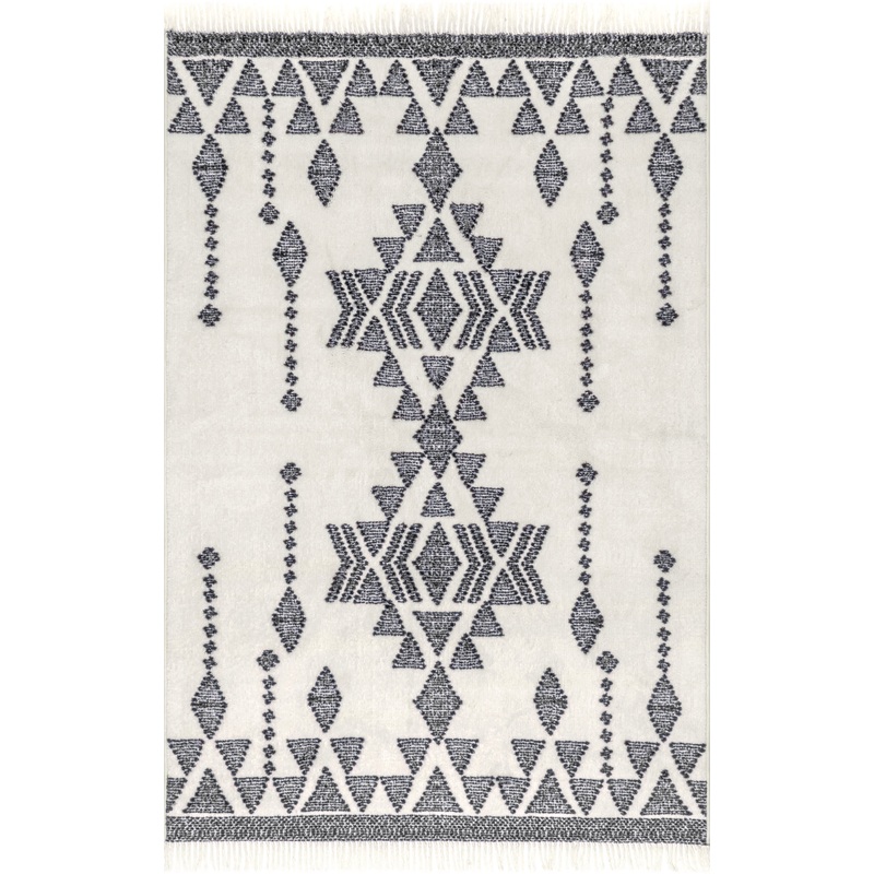 Tribal Dreamscape Non-Slip Backing Rug | Beige
