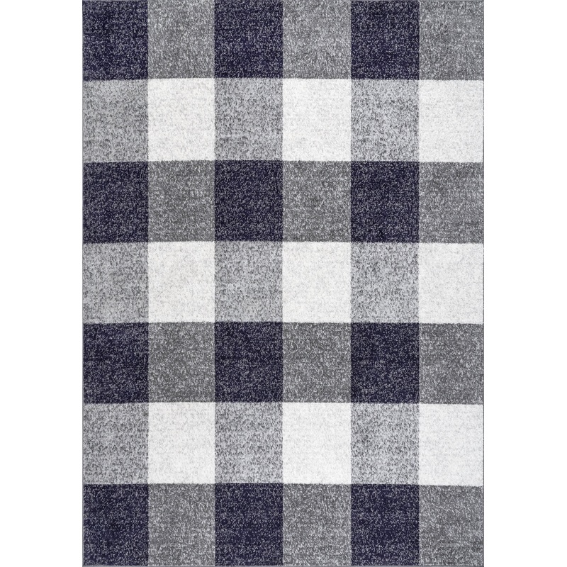 Virginia Buffalo Plaid Rug | Navy