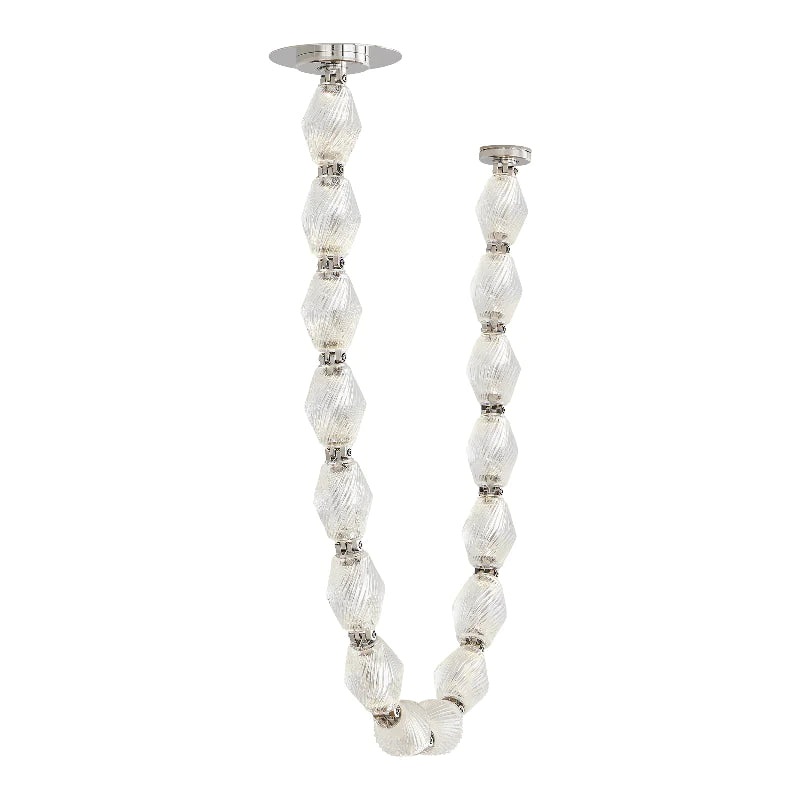 Visual Comfort 700CLR48 Collier 48 LED Pendant with Remote Mount Driver, 2700K