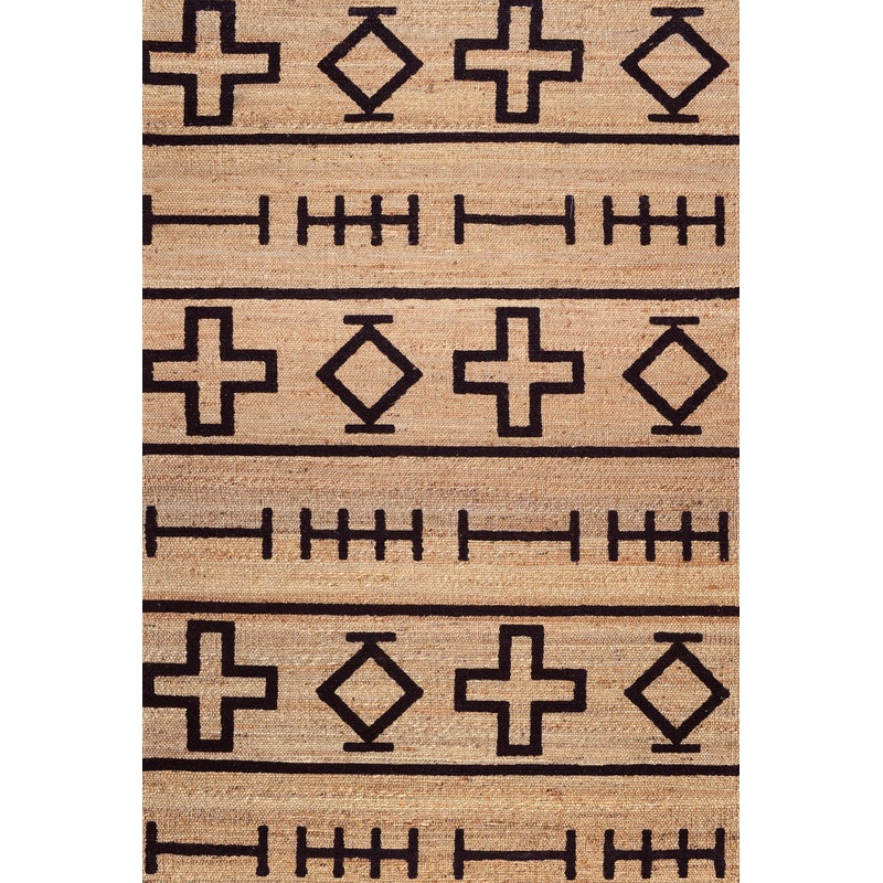 Native Symbols Rug | Natural
