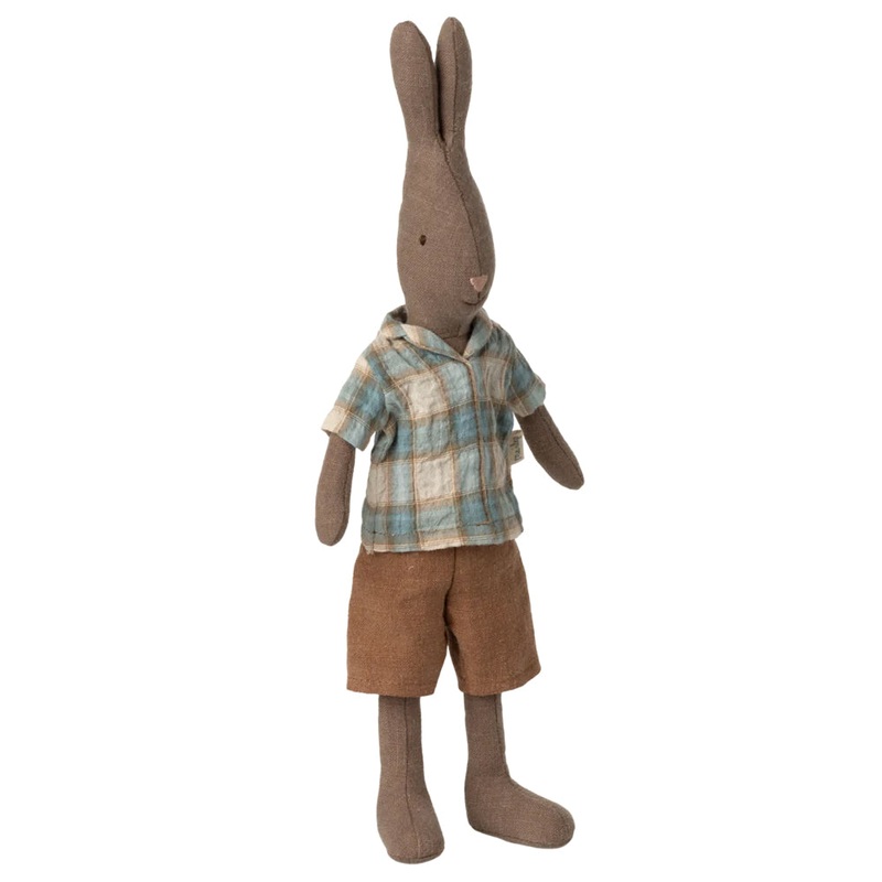 Rabbit Size 2, – Brown – Shirt and Shorts