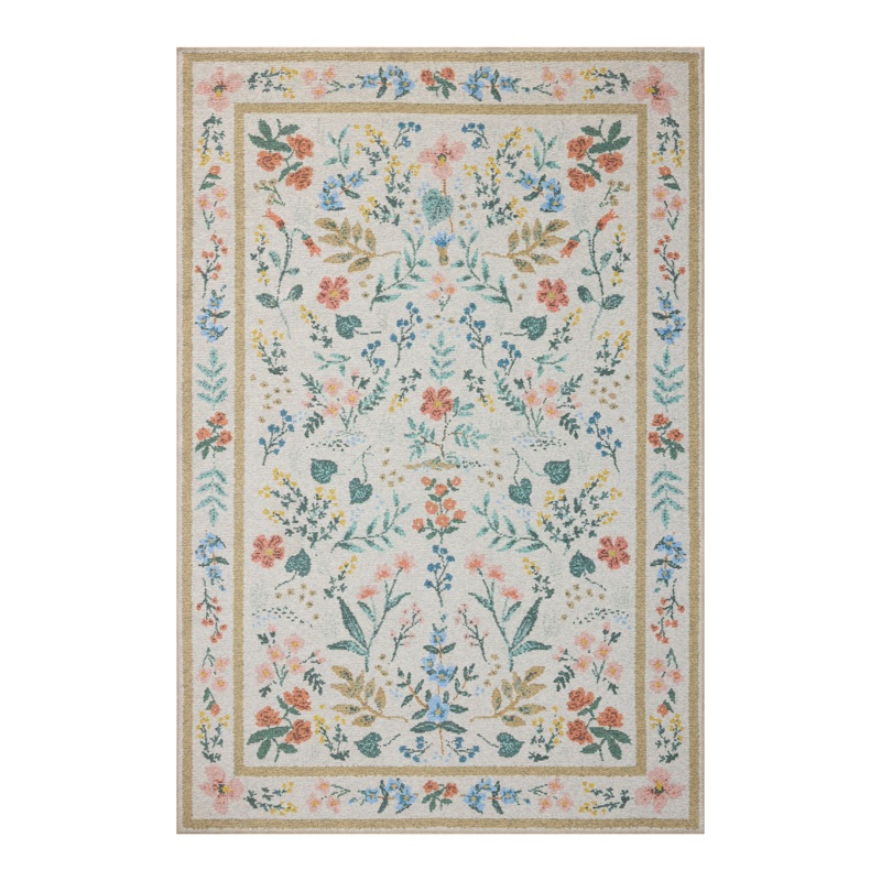 Rifle Paper Co. x Loloi Wildwood Cream Rug